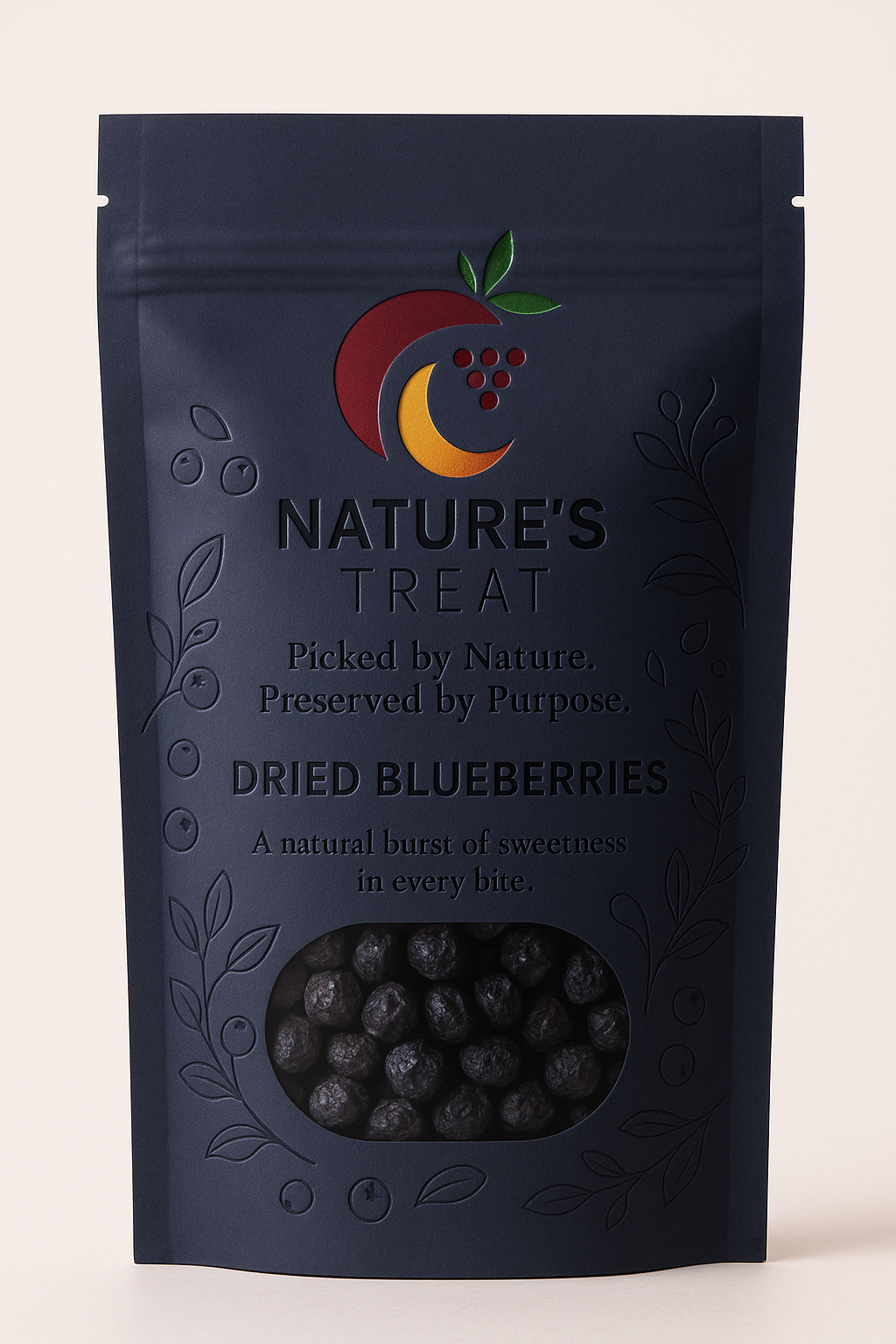 100% natural sun-dried wild blueberries from Bosnia – antioxidant-rich berries in eco pouches for snacking, baking & breakfast.